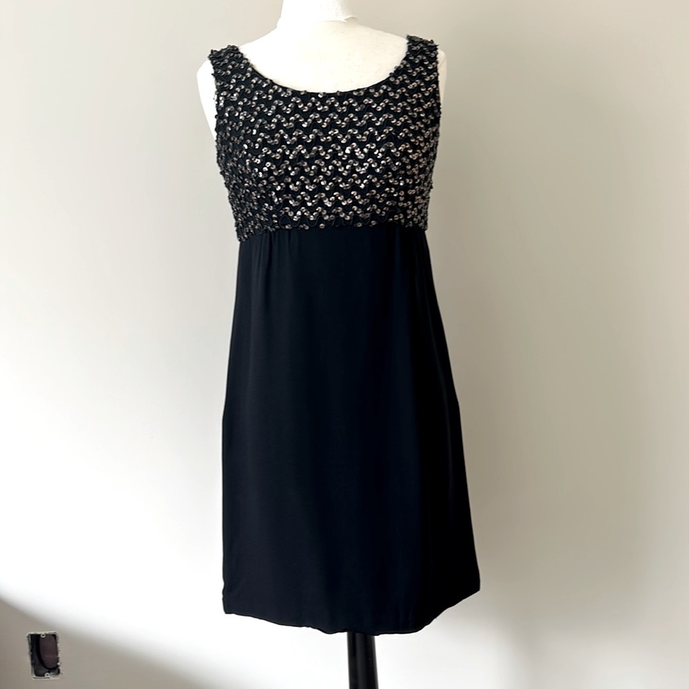 Vintage 1960s Black Wiggle Dress